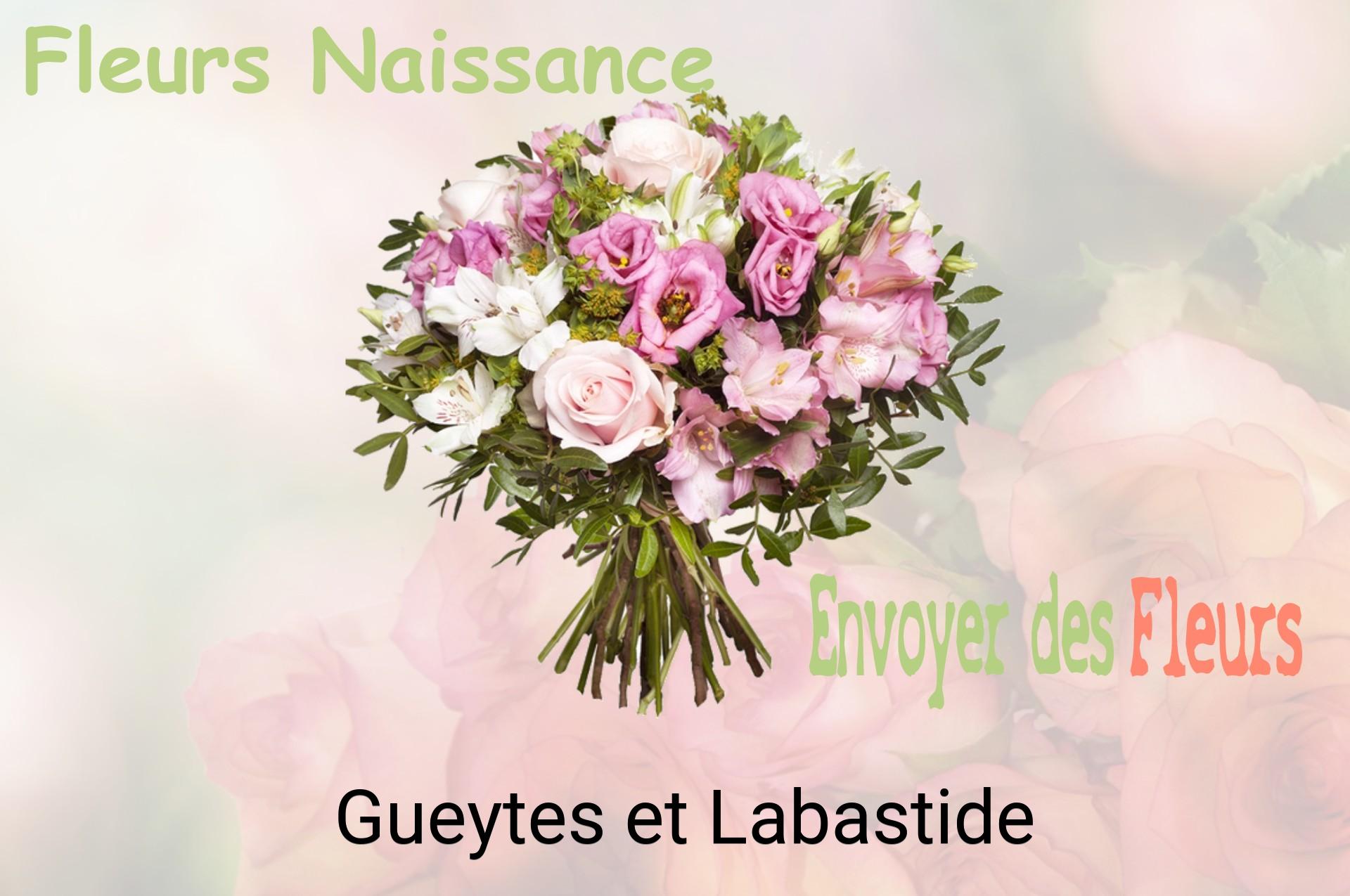 Bouquet de fleurs de naissance livré à Gueytes-et-Labastide