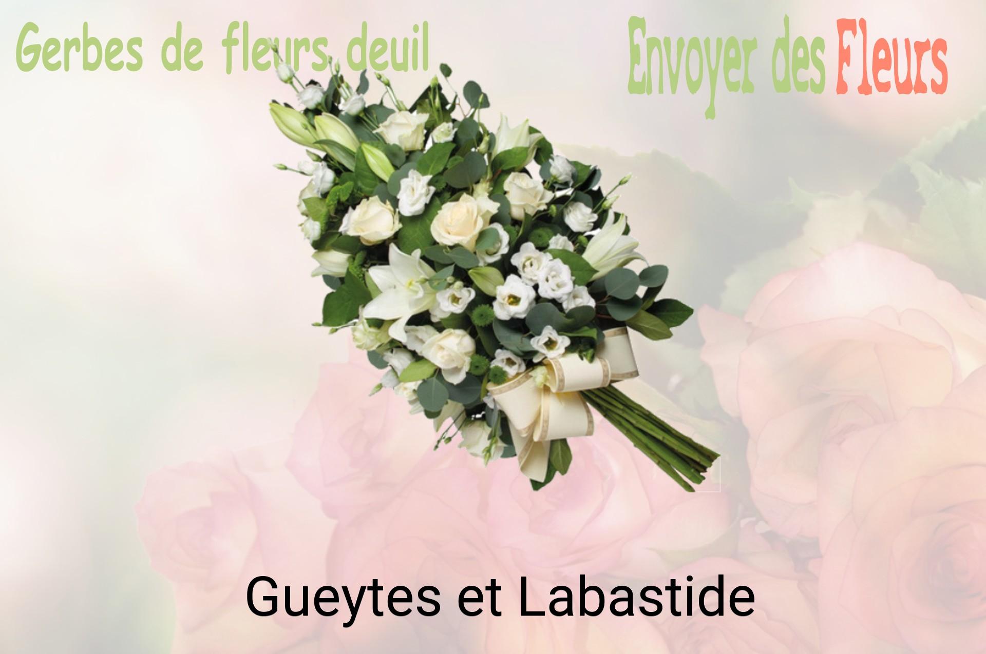 Gerbe de fleurs de deuil livrée à Gueytes-et-Labastide